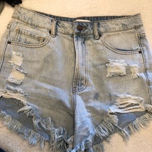 High wasted jean shorts! Forever21